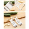 WOIWO 2 PCS Multi-Function Vegetable Cutter Plastic Paring Knife Planer