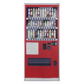 Noren Japanese Doorway Curtain with a picture of Vending Machine printed Long (design2)