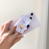 Tustao Purple Mobile Phone Finger Stand Cute Bear Doll Phone