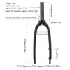 20in Carbon Fiber Front Fork Lightweight High Strength Mountain Bike
