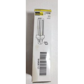 LUMA PRO CFL 120V 13W SOFT WHITE  2 PIN  2700K 780 LUMENS ITEM # 3EMV6