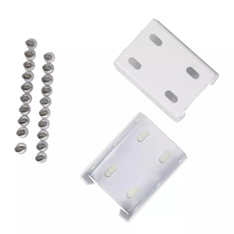 Freedom 2-3/4" Heavy Duty Fence Rail Bracket White Aluminum 2