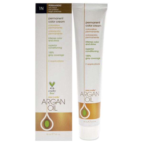 One n Only Argan Oil Permanent Color Cream - 1N
