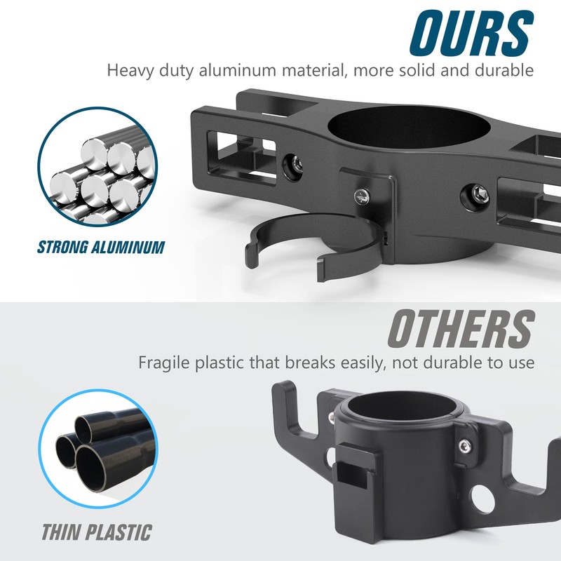 Aluminum Trailer Chain Holder,Travel Trailer Accessories with 7 Pin Trailer