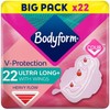 Bodyform Ultra Long Sanitary Towels with Wings 22 Per Pack