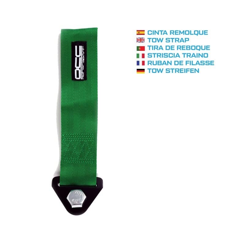 OCC MOTOR SPORT GREEN TOW STRAP