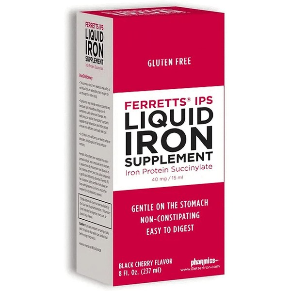 Ferretts IPS Liquid Iron Supplement (Pack of 4)