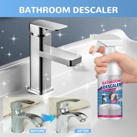 Scappof Bathroom Descaler Cleaner, 2024 New Multipurpose Bathroom Foam Cleaner Stubborn Stains Cleaner, Bathroom Descaler Cleaner Spray, All Purpose Rinse Cleaning Foam for Bathroom (3)