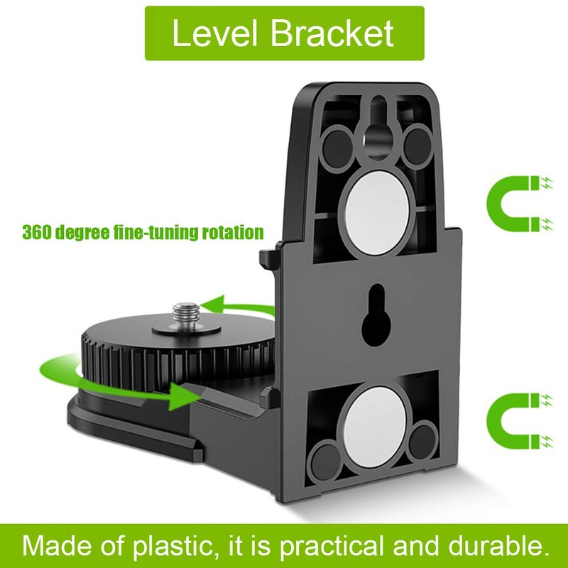 Spirit Level Bracket L Shape Magnetic Holder Base Laser Level