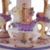 Sasuori Windup 3-horse Carousel Music Box Artware/Gift Melody Castle in