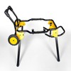 Gabasinover, Rolling Table Saw Stand Compatible with DEWALT's DWE7490X、DWE7491RS、DWE7499GD、D7480、DW745 ,