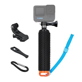 Floating Hand Grip Waterproof Monopod Suitable for GoPro Hero 13/12/11/10/9/8/7/6/5/4/3+/Session, Action Camera Handle Mount Accessory for Underwater Snorkeling, Diving, and Water Sports,