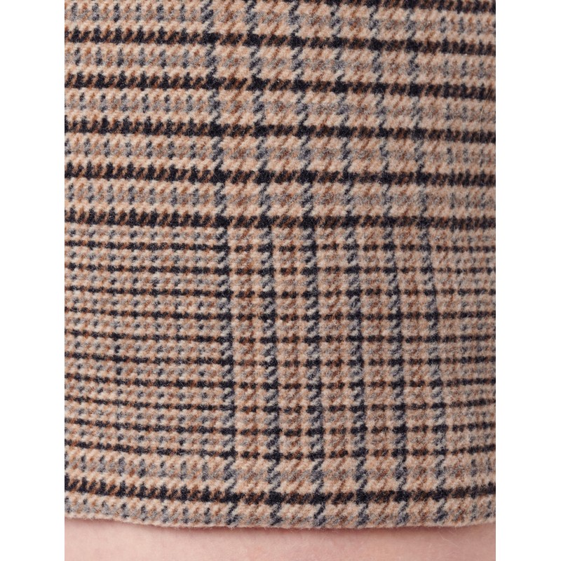 s.Oliver Damen Rock mit Karomuster BLACK, 38
