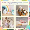 Dskly Easter Scavenger Hunt, Easter Bunny Treasure Hunt Clues Cards