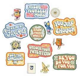 Eureka 847847 S'Cool Era Gallery Wall Classroom Bulletin Board Set for Teachers, Multicolor, 14 Pieces