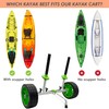 Codinter Kayak Cart, Sit-On-Top Kayak Cart Dolly Scupper Kayak Trolley