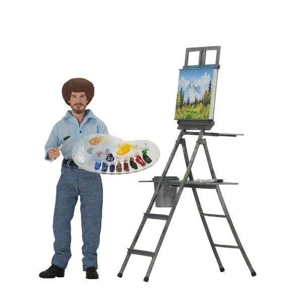 NECA - Bob Ross – 8” Clothed Action Figure –