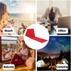 SOONHUA Inflatable Back Cushion, Portable Beach Lounger Wedge Shape Lounger