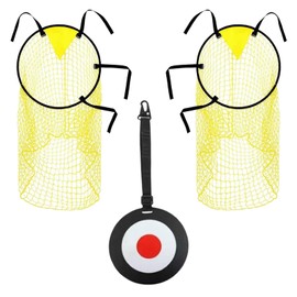 3pcs Top Bins Football Targets with Goal Net, Portable Football Training Equipment with Adjustable Straps, Soccer Shooting Accuracy Trainer for Free Kicks and Penalty Practice