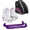 Jackson Ultima Finesse JS180 Figure Ice Skates for Women Bundle