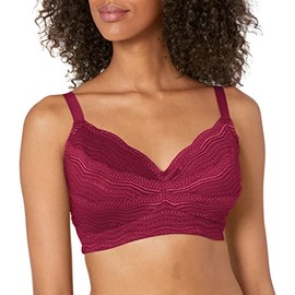 Cosabella Women's Dolce Curvy Bralette, Deep Ruby, X-Large