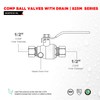 Midline Valve 947M234 Premium Brass Full Port Ball Valve with