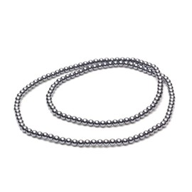 OVER-9 Terahertz Ore Necklace, 0.3 inches (8 mm), Easy to Put on and Take off, Elastic Ball, Round Ball, Genuine Rough, Power Stone, Natural Stone, Ultra Far Infrared, Health