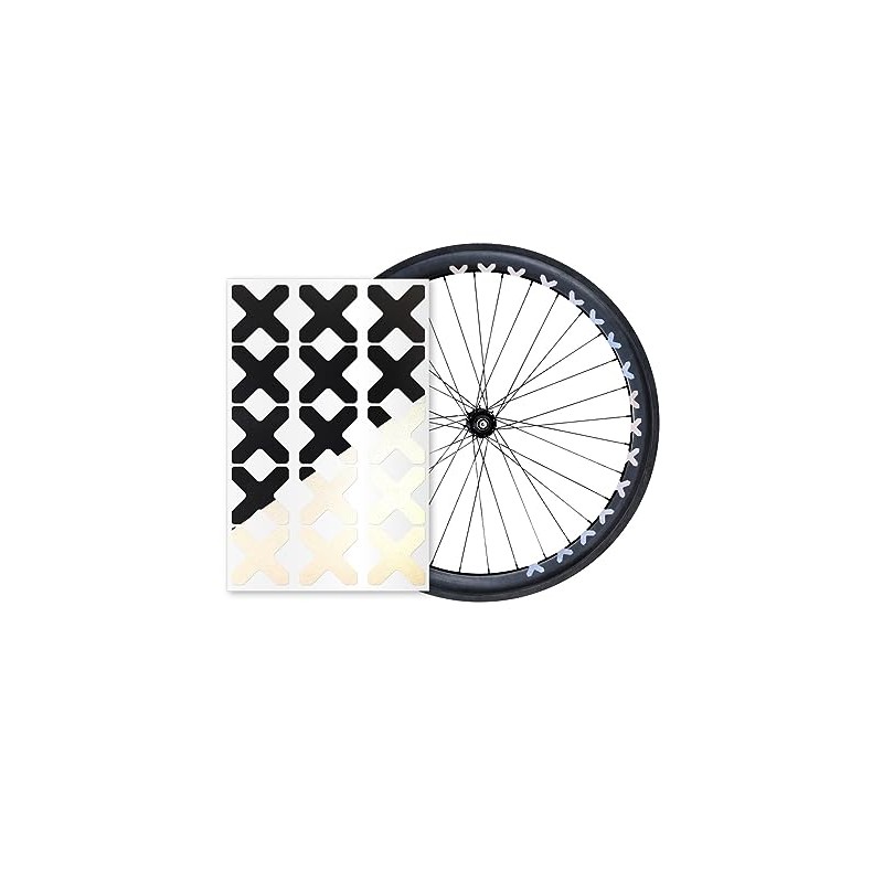 Reflective Stickers for Rims - 15-Piece Rim Sticker Set Crosses