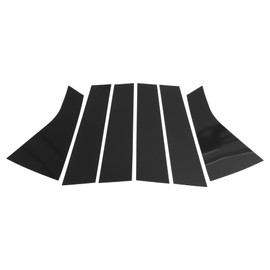 HOPESPANNER Door Pillar Window Trim for Chevy Blazer 2019-2022 Black Front Rear Left Right Anti Scratch Sticker Pillar Posts Cover 6 Pcs