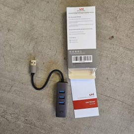 Uni USB A 3.0 Multi USB and Ethernet Hub