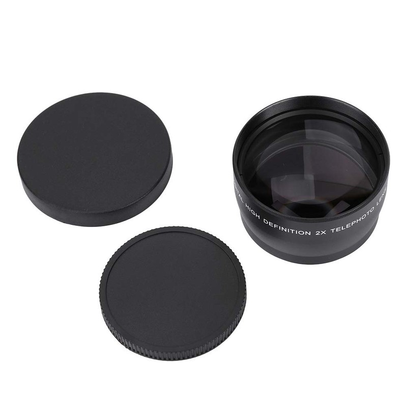 Telephoto Lens 58mm 2x Magnification Universal Telephoto Converter Telephoto Lens
