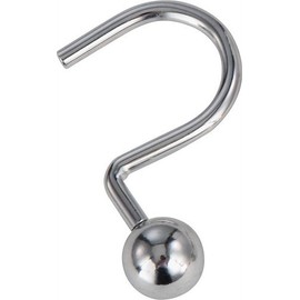 Homebasix Sd-cbh-ch Ball Curtain Hook, Chrome