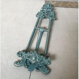 Handchic Cast Iron Decorative Vintage Easel Display Tabletop Art Stand Ornate