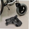 SAFIGLE 2Pcs Lightweight Crutch Holder for Wheelchairs Cane Mount Stand