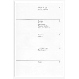 Bernina Model 1011 Operator's Instruction Manual Printed and Comb Bound - Printed Manual