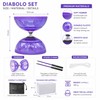 Portable Diabolo Set for Outdoor Play – Beginner-Friendly Soft Rubber