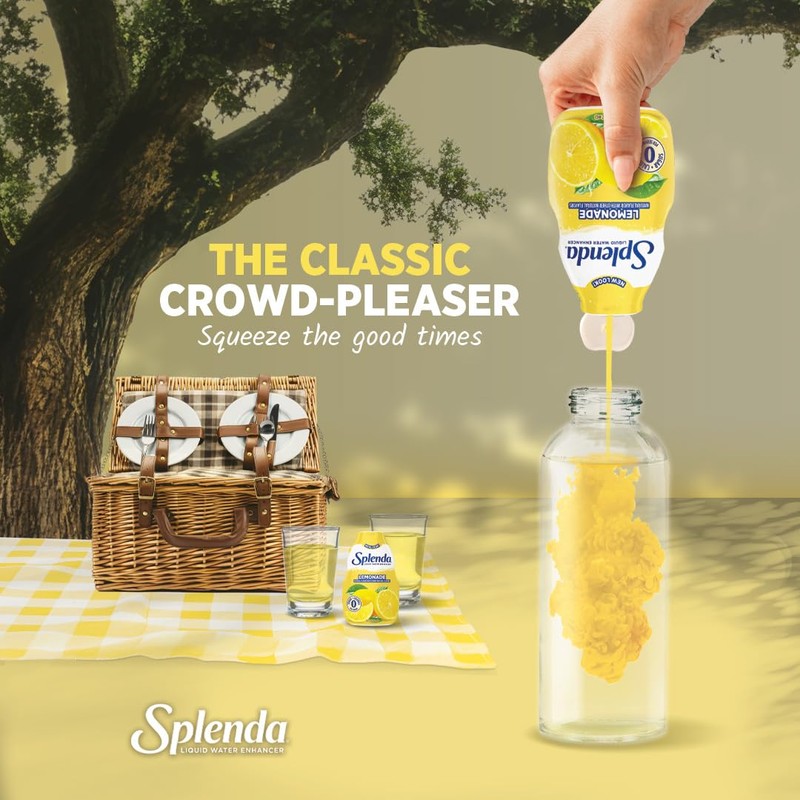 SPLENDA Liquid Water Enhancer Drops, Sugar Free, Zero Calorie, Natural