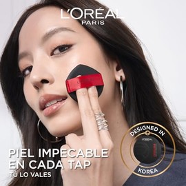 L'Oréal Paris Infallible 24H Fresh Wear Base de Maquillaje en Cushion, Alta Cobertura con Acabado Mate, 24H Larga Duración y Control de Brillo, Tono 1