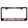 Virginia Tech Hokies Alumni Black Metal License Plate Frame