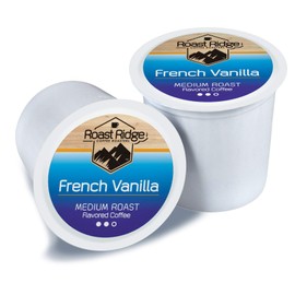 Roast Ridge Single Serve Coffee Pods Compatible with Keurig K-Cup Brewers, French Vanilla 100 Count
