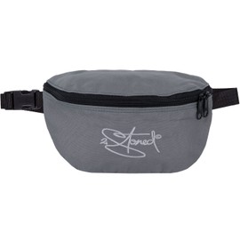2stoned Classic Waist Bag with Stick Classic Logo or Rudeboy Stylee in 12 Colours for Adults and Children, gray, Neck pouch