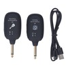 Electric Guitar Transmitter Receiver Set 6.35mm Rechargeable Wireless Guitar System