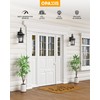 OPAXIS Motion Sensor Outdoor Wall Lights, Black Dusk to Dawn