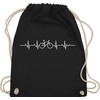 Shirtracer - Gym Bag Backpack - Vehicles - Heartbeat Bicycle