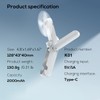 KALAMAN Handheld Mini Fan, 4 IN 1 Multifunction 3 Speed