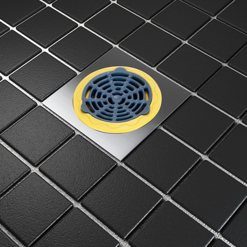 uxcell Shower Floor Drain Backflow Preventer, Valve Sewer Anti-Odor Core