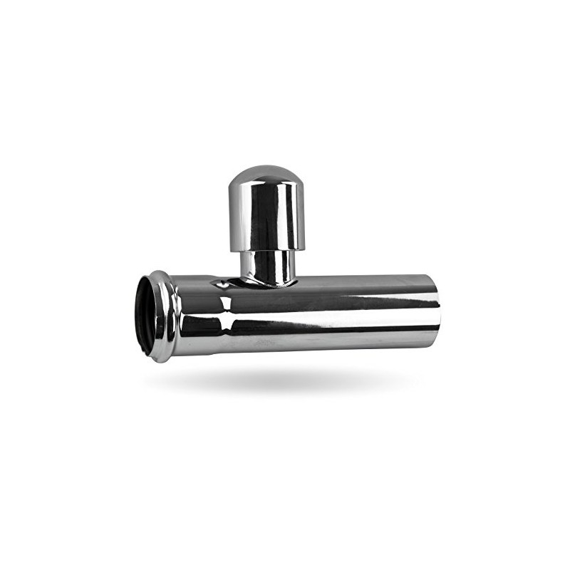 HAAS 2124 Bath Siphon Extension Pipe DN30/32 Extension Piece Chrome-Plated