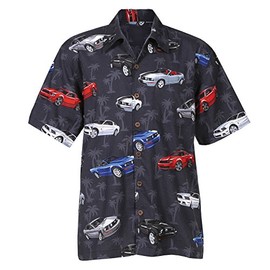 Ford New Mustang Camp Shirt, M Multicoloured