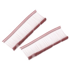 MECCANIXITY 2500 Pcs Standard Tagging Barb Fasteners, 1 Inch Rose Red Tagging Gun Fasteners Tagging Gun Refill Plastic Garment for Clothing Fine Stitch Price Refills Tag Label