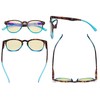 5-pack Blue Light Blocking Reading Glasses for Women Yellow Tinted
